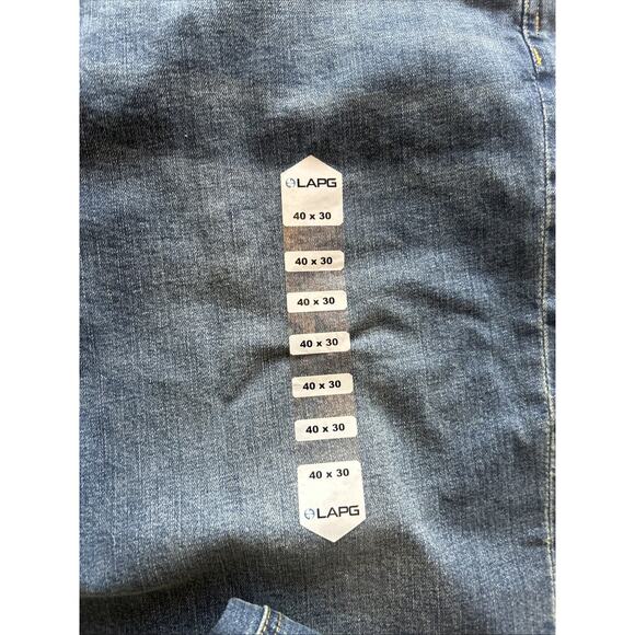 New! LAPG Terrain Flex Denim Jeans Mens 40 X 30 Straight Fit Men’s Jeans NWT - Picture 11 of 16